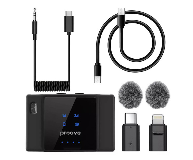 Бездротовий петличний мікрофон Proove ToneLine (black)